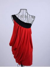 Wholesale Fashionable Pure Color Women Pleated Dress