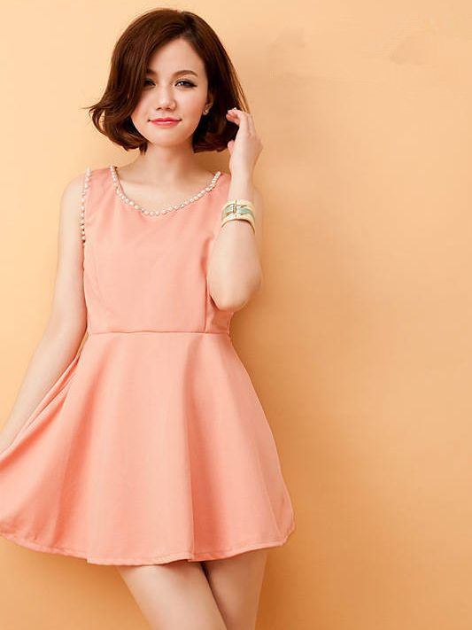 cute pink summer dresses