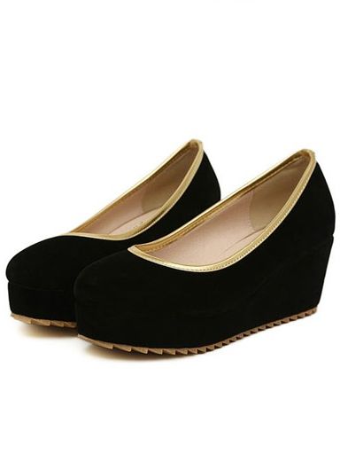 rubber sole wedges
