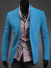 Korean Fashion Patchwork Color Block Long Sleeve Lapel Suits