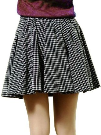 Wholesale Preppy Style Women Plaid Cotton Short Skirt SR080206BA ...