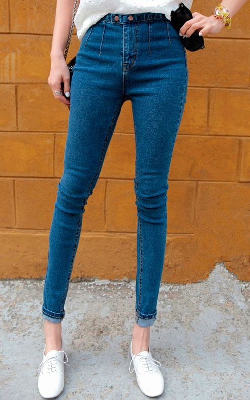 fitted high waisted pants