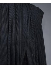 Korean Style Men Vest Fashion Loose Long Costume Black Color Sleeveless