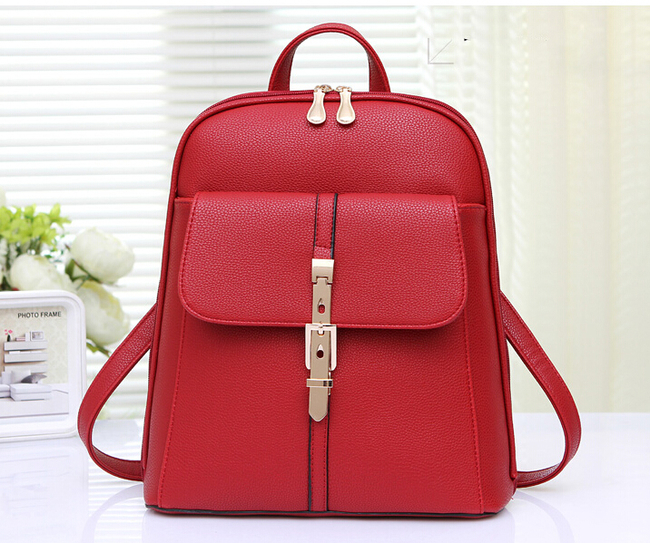 The Latest Design Solid Color Korean College Style Backpacks