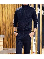 Korean Style New Fashion Men Activewear Fit Black Handsome Sportswear ...
