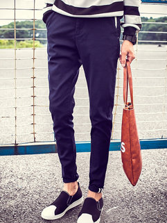 Wholesale Fashion Fall Man Pockets Long Harem Black Pu Pant