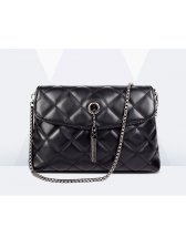 High Quality Black Printing Women Zipper Online Shoulder Bags