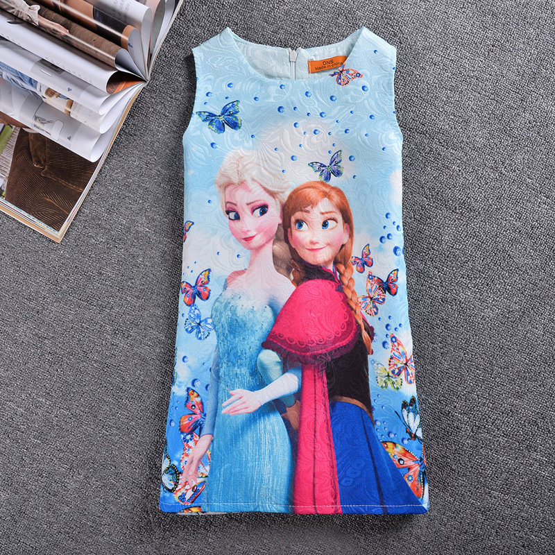 frozen print dress