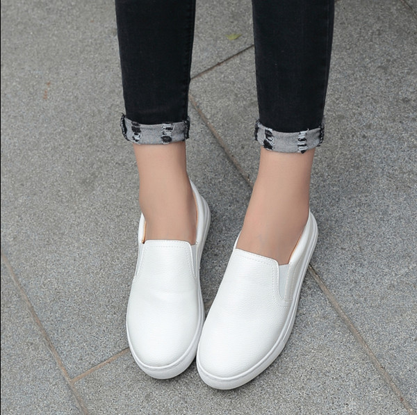 Wholesale 2016 Arrival Low Heel Slip On Shoes For Women YHK101553 ...