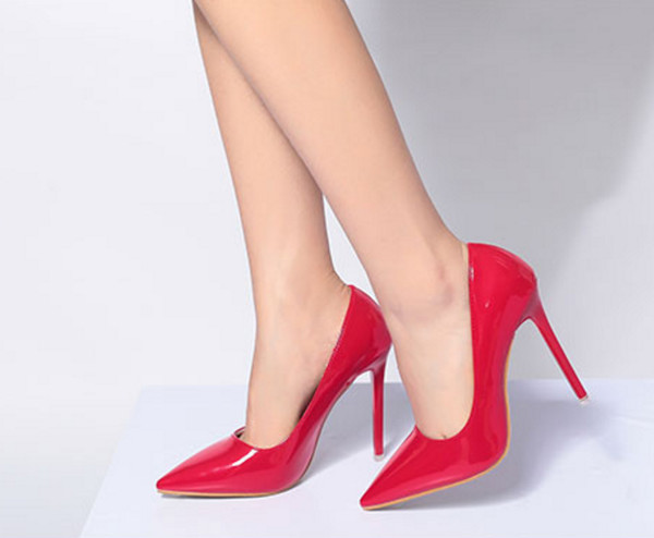 2015 Korean Fashion Sandals High Thin Heel Back Zipper Peep Toe Black ...