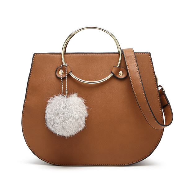 Fashion Round Ring Handle Bags 