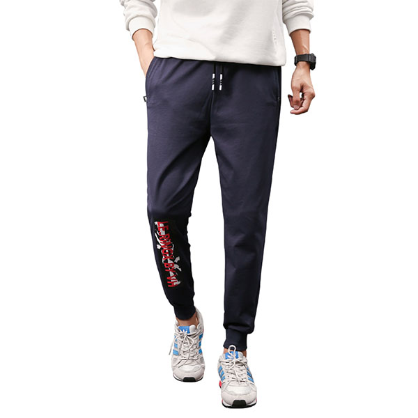 Wholesale Autumn Letter Printed Drawstring Casual Long Pant OZJ101962 ...