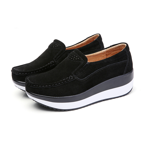 Wholesale Comfortable Solid Platform Boat Shoes For Women SPG011151 ...