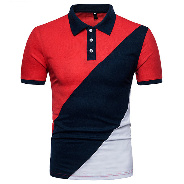 Wholesale Euro Style Colour Matching Polo Shirt CZG033022 | Wholesale7