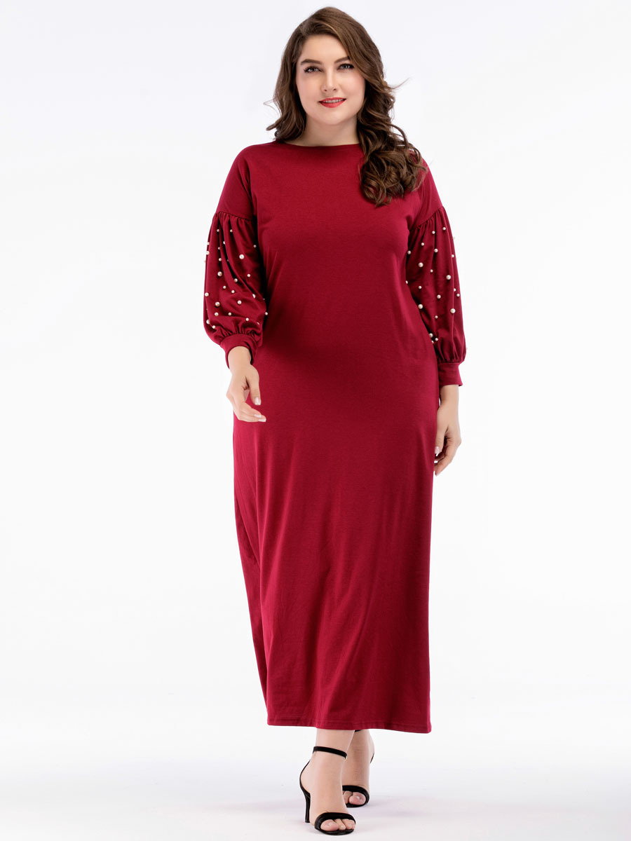 Wholesale Middle East Plus Size Beading Long Dresses CFG041260WR ...