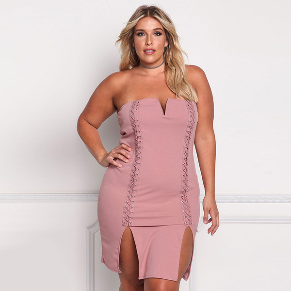 fitted dresses for plus size