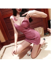 Sexy Low-cut Bodycon Straps Short Dresses
