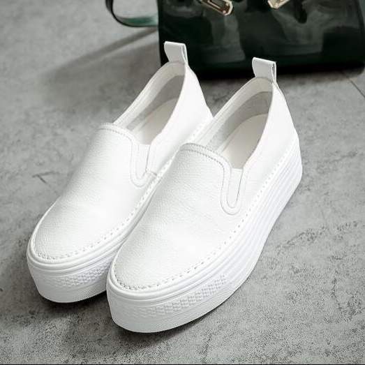simple white shoes