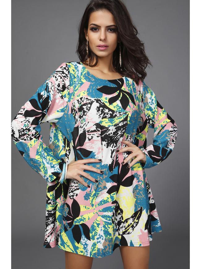 Wholesale Easy Matching Fashion Printed Loose Women Dress DHG100538BU ...