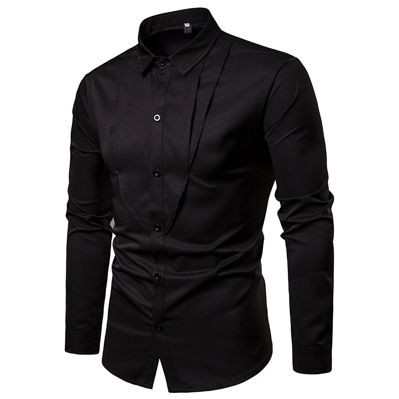 Wholesale Gentle Turndown Collar Mens Shirts EHA011430 | Wholesale7