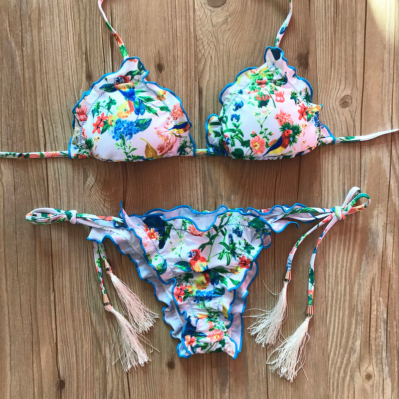 Wholesale Sexy Parrot Printed Bikini Sets For Women LPA030447WI ...