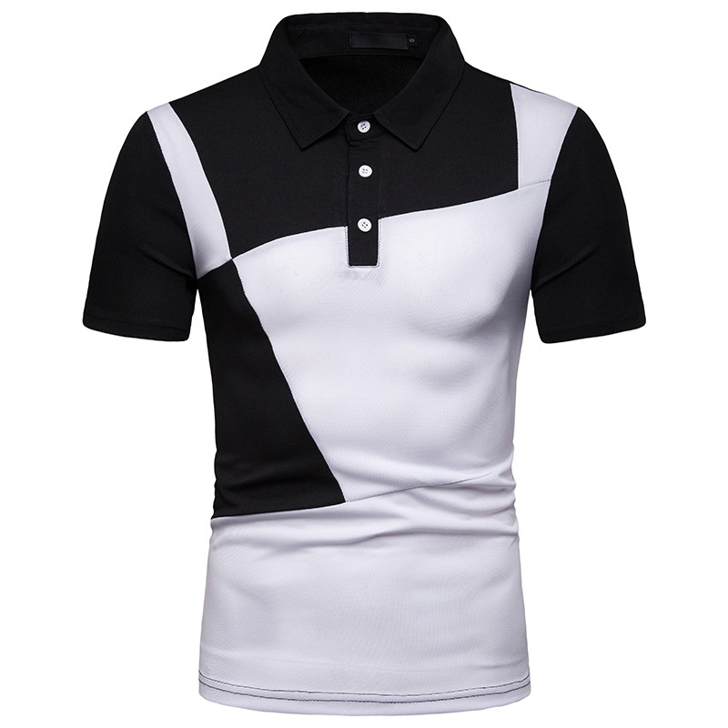 Wholesale Contrast Color Button Up Polo Shirt For Man GHA031248 ...