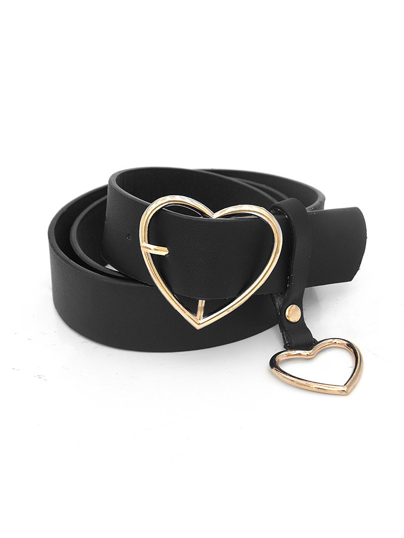 Wholesale Heart Shape Design Solid Stylish Ladies Belts UWA061852 ...