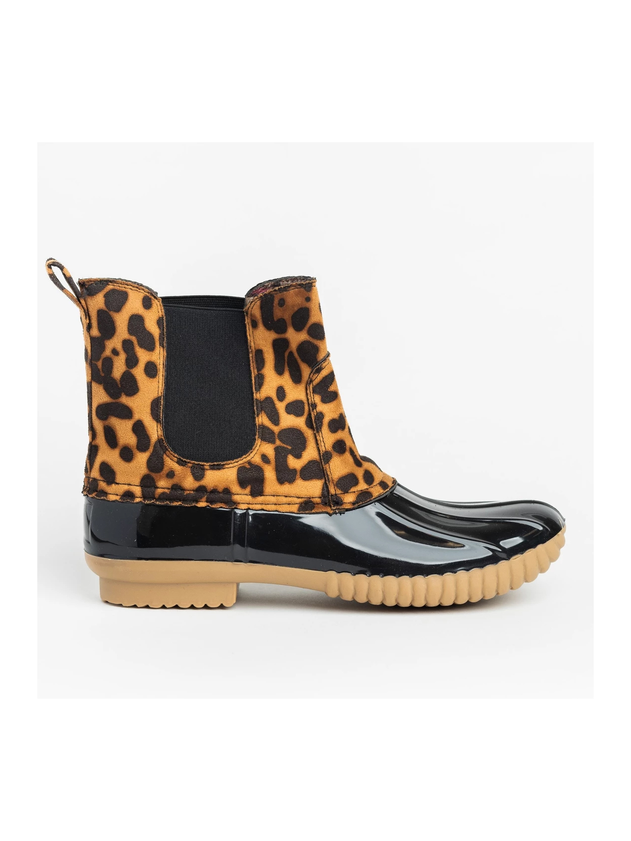 leopard duck boots wholesale