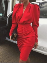 bodycon dress with sleeves