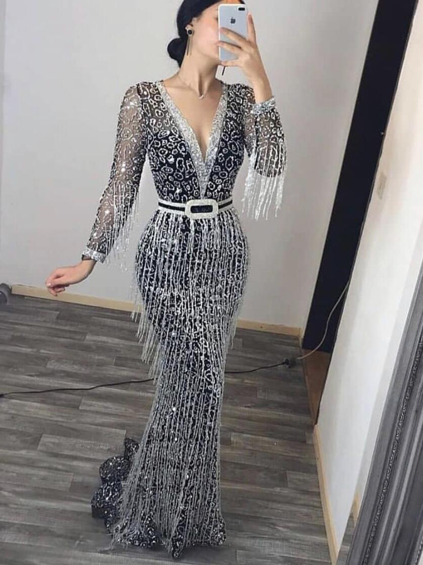 elegant sequin dress