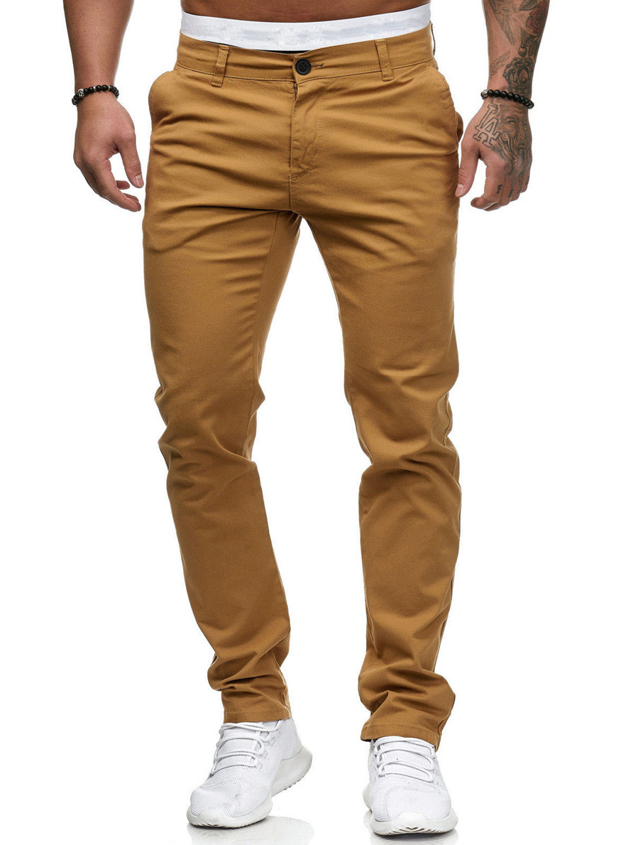 Wholesale Euro Solid Casual Trousers For Men UCM040346 | Wholesale7