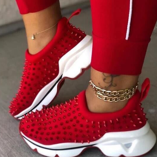 Cheap Womens Fashion Sneakers | Walking, Athletic, Red, Summer ...