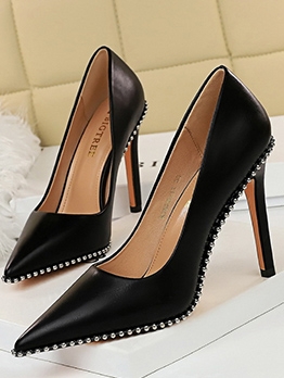 Sexy Pointed Toe Solid High Heel Shoes