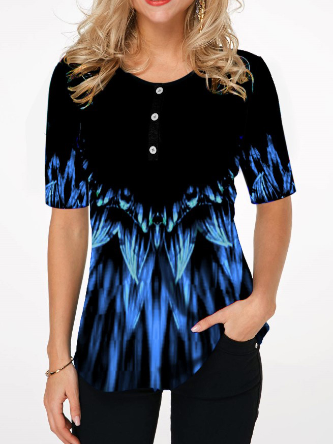Wholesale Plus Size Short Sleeve T Shirt Printing LCM073057 | Wholesale7
