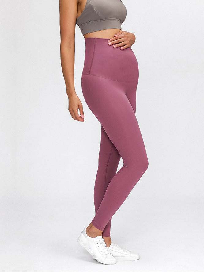 Wholesale High Waist Elastic Pregnant Woman Yoga Pants QZM080638 ...