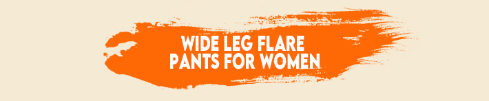 wide leg flare pants for women
