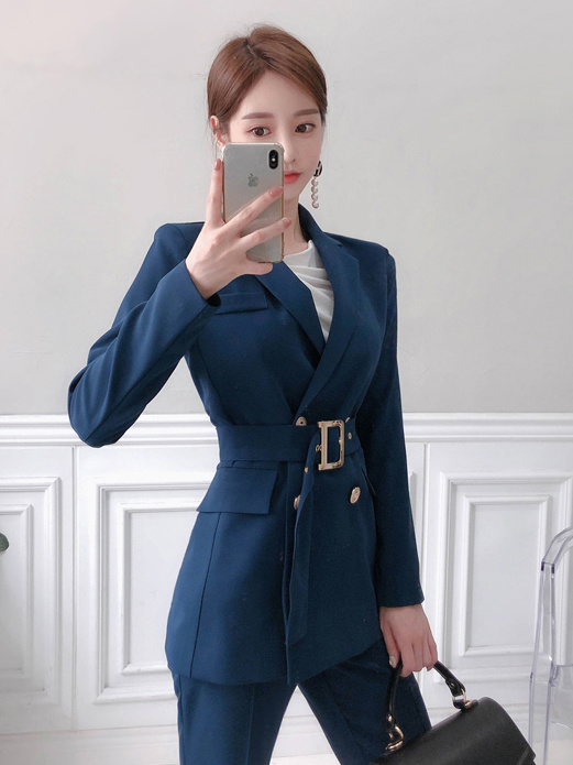 Wholesale OL Style Solid Double Breasted Suit Women UCM091415DB ...