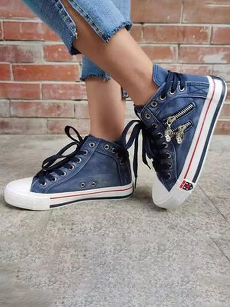 Wholesale Canvas High Top Running Shoes For Women UCM092566 | Wholesale7