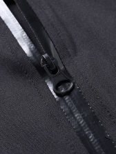 Download Wholesale Mock Neck Zipper Long Sleeve Black Tracksuit ...