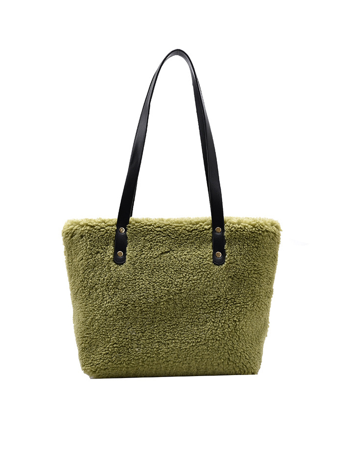 Wholesale Candy Color Fuzzy Tote Bags For Women VWM100750 | Wholesale7