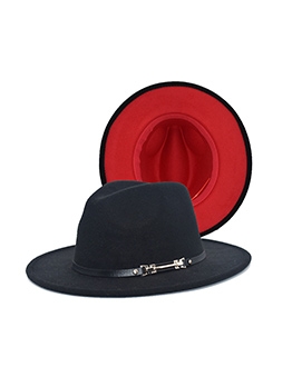 Reversible Contrast Color Pop Fedora Hat