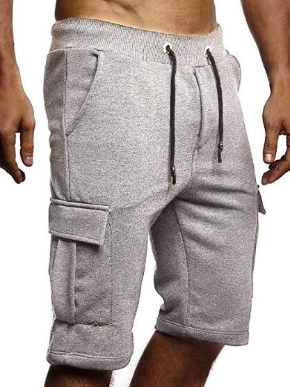 Wholesale Summer Solid Drawstring Half Pants Men BZM111056 | Wholesale7