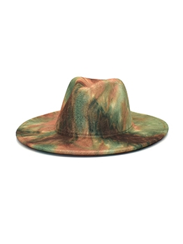Latest Style Tie Dye Vintage Fedora Hat