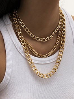 Hip Hop Chain Hollow Out Necklace 