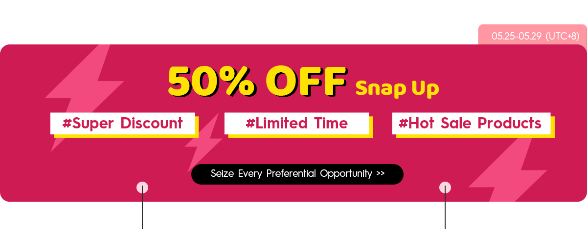 50% off snap up