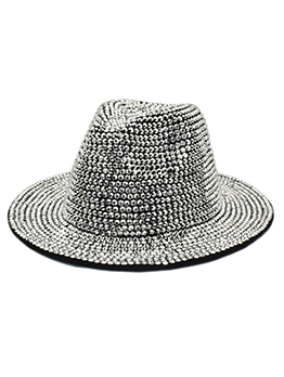 British Style Stage Manual Point Drill Fedora Hat