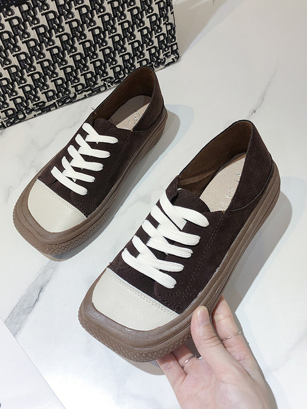 Wholesale New Square Toe Sneakers For Women BZO071434 | Wholesale7