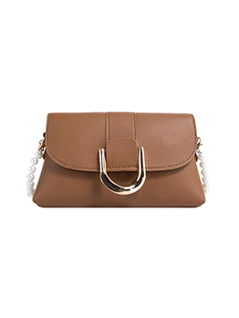 Textured Faux-Pearl Western Style Shoulder Bags