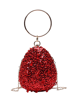 Designer Sequined Chain Party Shoulder Handbag For Ladies