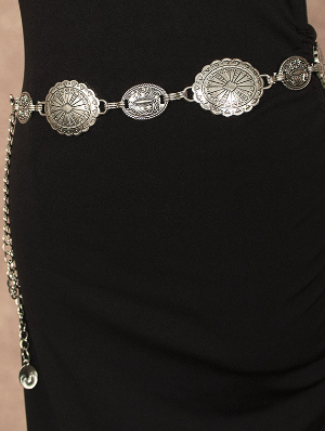 Chain Metal Decor Luxurious Belt